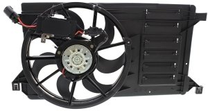 Radiator Fan Assembly for 2010-2013 Mazda3 Hatchback/Sedan, Includes Control Module, Replacement