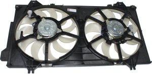 Radiator Fan Assembly for Mazda 6 (2014-2021), Dual Fan, 2.5-Liter Engine, Non-Turbocharged, Replacement