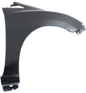 Front Fender for Mazda 5 2012-2017, Right (Passenger) Side, Primed (Ready to Paint), Steel, without Signal Light Hole, without Rocker Molding Hole, Replacement