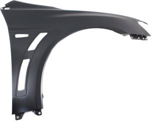 Front Fender for Mitsubishi Lancer 08-15, Right (Passenger), Primed (Ready to Paint), Evolution Model, Steel, Replacement