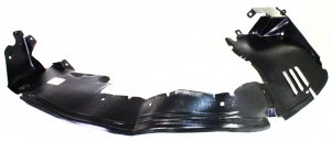 Front Fender Liner, Right (Passenger) Rear Section for Mercedes CLK-Class Coupe 1998-2003 with Sport Package, (208) Chassis, Replacement