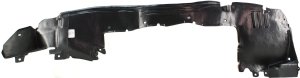 Front Fender Liner for Mercedes CLK-Class 2000-2003, Left (Driver), Rear Section, Convertible, without Sport Package, (208) Chassis, Replacement