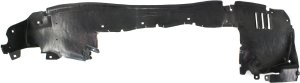 Front Fender Liner for Mercedes-Benz CLK-Class 2000-2002 Left (Driver), Rear Section, Coupe, without Sport Package, (208) Chassis, Replacement