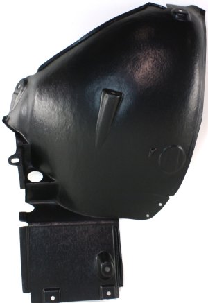 Right (Passenger) Front Fender Liner, Rear Section for Mercedes-Benz S-Class 2007-2013, Replacement