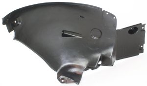 Front Fender Liner for Mercedes-Benz S-Class 2007-2013, Left (Driver) Side, Rear Section, Replacement