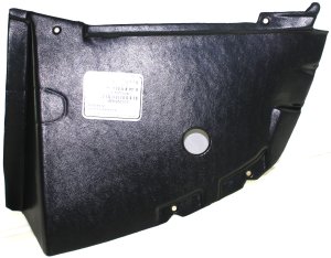 Front Fender Liner Right (Passenger) for Mercedes-Benz CLK-Class 2000-2003, Front Section, (208) Chassis, Replacement