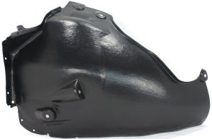 Front Fender Liner for Ford E350 2006-2009, Right (Passenger) Side, Rear Section, Replacement