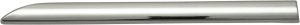 Front Fender Molding for Mercedes-Benz C-Class 2008-2011, Left (Driver), Chrome Finish, Replacement