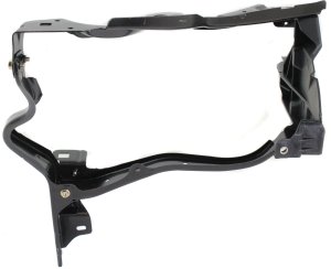 Radiator Support Left (Driver) Headlight Mounting Panel for Mercedes-Benz E-Class 2010-2013, Plastic with Steel, Sedan/Wagon, Replacement