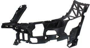 Upper Front Bumper Support for Mercedes-Benz C-Class 2012-2015, Left (Driver), Plastic Material, Coupe/Sedan Models, Excluding C63, Replacement