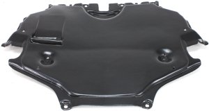 Engine Splash Shield for Mercedes-Benz C-Class (2008-2014), GLK-Class (2010-2012), Center Under Cover, All-Wheel Drive, Replacement