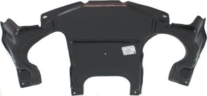 Engine Splash Shield for Mercedes Benz C-Class 2001-2007, Under Cover, Rear, RWD (Rear-Wheel Drive), (203) Chassis, Replacement