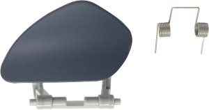 Headlight Washer Cover for Mercedes-Benz CLK-Class 2005-2009, Left (Driver), Primed (Ready to Paint), with Sport Package, without Design Package, Replacement