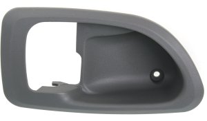 Door Handle Cover for 1999-2003 Mitsubishi Galant, 2001-2005 Chrysler Sebring, Right (Passenger) Side, Inside, Gray, Replacement