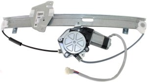 Front Power Window Regulator with Motor for Mitsubishi Galant 1999-2003, Right (Passenger), New, Replacement