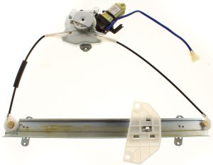 Front Window Regulator for Mitsubishi Mirage 1997-2002, Right (Passenger), Power, with Motor, Coupe, Replacement