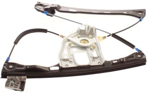 Front Window Regulator for Mercedes-Benz C-Class Sedan (2006-2007), Left (Driver), Power, Without Motor, Replacement