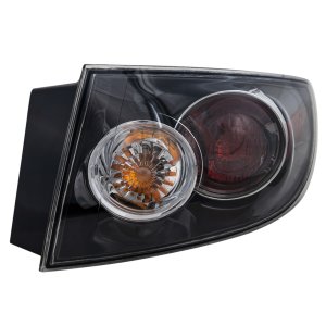 Tail Light Assembly for Mazda 3 Sedan 2007-2009, Right (Passenger), Halogen/Standard Type, Exc. GT Model, Replacement