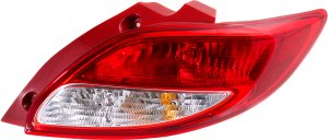 Tail Light Assembly for Mazda 2 2011-2014, Right (Passenger), Halogen, Replacement