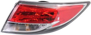 Tail Light Assembly for Mazda 6, Halogen, Right (Passenger), Compatible with 2009 - 2013 Models, Replacement