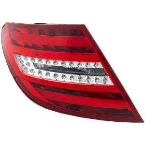 Tail Light Assembly for Mercedes-Benz C-Class Coupe/Sedan 2012-2015, Left (Driver) Side, Compatible with C-Class Models from 2012 to 2014, Replacement