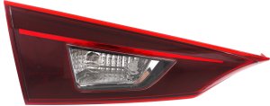 Tail Light Assembly for Mazda 3 Sedan 2014-2018, Halogen, Left (Driver), Inner, Suitable for Mexico Built Vehicle (2016-2018) and Japan Built Vehicle, Replacement