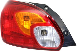 Tail Light Assembly for Mitsubishi Mirage 2014-2015, Left (Driver) Side, Replacement
