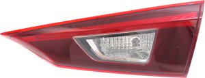 LED Tail Light Assembly for 2014 Mazda 3 Sedan, Right (Passenger) Inner, To 3-31-2014, Replacement