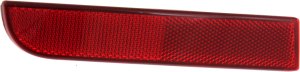 2008 - 2017 Mitsubishi Lancer Rear Bumper Reflector (Left / Driver Side)