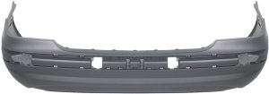 Rear Bumper Cover for Mercedes-Benz S-Class 2000-2006, S55 2001-2002, Primed (Ready to Paint) w/ Sport Package, Replacement