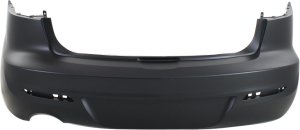 Rear Bumper Cover for 2012-2013 Mazda 3, Primed (Ready to Paint), Fits 2.0L Engine Sedan, Replacement