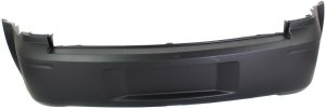 Rear Bumper Cover for Dodge Magnum 2006-2008, Primed (Ready to Paint), does not have Dual Exhaust Holes, Excludes SRT-8 Model, Replacement