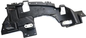 Right (Passenger) Rear Bumper Bracket Cover for Mercedes-Benz C-Class 2015-2018, Plastic, with AMG Package, Sedan, (Excludes C350e/C63), Replacement