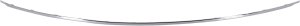 Rear Bumper Molding Center Impact Strip for Mercedes-Benz E-Class 2010-2014, Chrome, Sedan, Excludes AMG Styling Package, Replacement