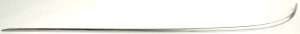 Rear Bumper Molding for Mercedes-Benz E-Class 2003-2009, Outer Impact Strip, Small, Chrome, Sedan, Left (Driver) Side, Replacement