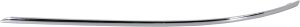 Rear Bumper Molding for Mercedes-Benz C-Class (2008-2011), Left (Driver) Outer Impact Strip, with Sport Package, Excluding C63 Model, Replacement
