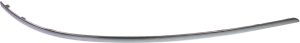 Rear Bumper Molding for Mercedes Benz C-Class 2008-2011, Right (Passenger) Side, Chrome Outer Impact Strip, Without Sport Package, Excluding C63 Model, Replacement
