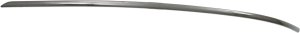 Rear Bumper Molding for Mercedes-Benz C-Class 2008-2011, Left (Driver) Side, Chrome Outer Impact Strip, Without Sport Package, Excludes C63 Model, Replacement