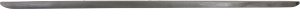Rear Bumper Molding Side Trim, Chrome for 2010-2012 Mercedes-Benz S-Class Left (Driver), Replacement