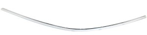 Rear Bumper Molding for Mercedes-Benz C-Class 2012-2014, Left (Driver), Outer, Chrome, without Sport Package, Replacement