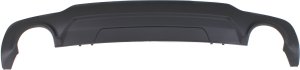 Rear Lower Valance Panel for Mercedes-Benz C350 2012-2014, Textured, Suitable for Coupe/Sedan with Sport Package, Replacement
