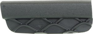 Rear Bumper Tow Hook Cover for Mercedes-Benz C-Class 2015-2018, Right (Passenger) Side, Lower Position, Primed (Ready to Paint), with AMG Package, without AMG Carbon Fiber Package, Sedan, Replacement