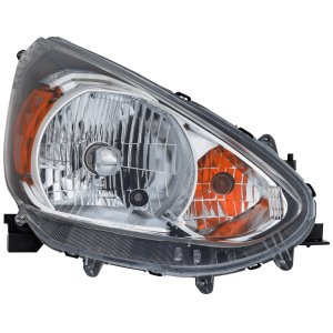 Headlight Assembly for Mitsubishi Mirage 2014-2020, Right (Passenger) Side, Halogen, Compatible with DE/ES/LE/SE Models, Replacement