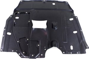 Engine Splash Shield for Mitsubishi Lancer 2008-2015, Under Cover, Rear with Turbo, Replacement