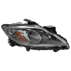 Headlight for Mazda CX-9 2010-2012 Right (Passenger), Lens and Housing, Halogen, Excluding Grand Touring Model, Replacement