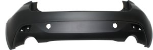 Rear Bumper Cover for 2014-2016 Mazda 3 Hatchback, Primed (Ready to Paint), Replacement