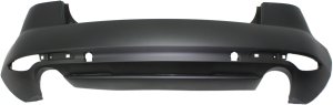 Rear Bumper Cover for Mazda CX-7 2010-2012, Primed (Ready to Paint), Replacement