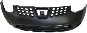 Front Bumper Cover for Nissan Rogue 2008-2010, Primed (Ready to Paint), Suitable for S/SL Models, Replacement