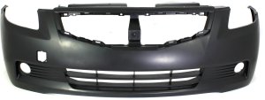 Front Bumper Cover for Nissan Altima Coupe, 2008-2009, Primed (Ready to Paint), Replacement