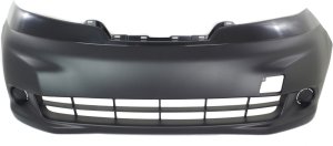 Front Bumper Cover for Nissan NV200 (2013-2021), Textured, Replacement